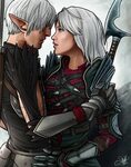 Thea Hawke and Fenris. I mean who wouldn’t want Fenris to lo
