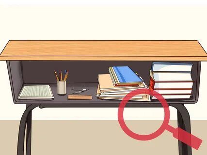 How to Organize Your School Desk: 9 Steps (with Pictures)