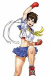 Sakura Kasugano (Street Fighter series) Street fighter art, 