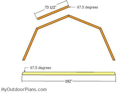 16 Foot Gambrel Roof Trusses