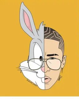 Pin de Carlenis Alonzo en Rd Bad bunny dibujos, Ilustracione