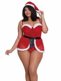 Plus Size Santa lingerie Plus Size Sexy Santa, and Holiday L