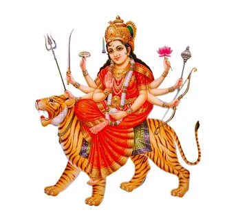 Goddess Durga Maa PNG Transparent photo free downloads navee