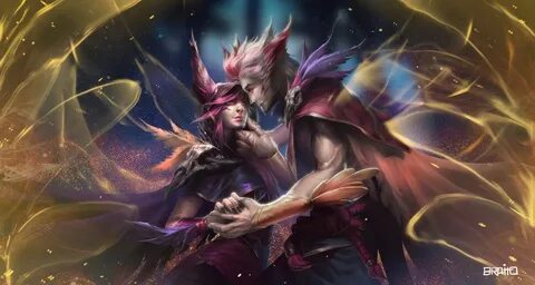 Xayah & Rakan by braito HD Wallpaper Background Fan Art Artw