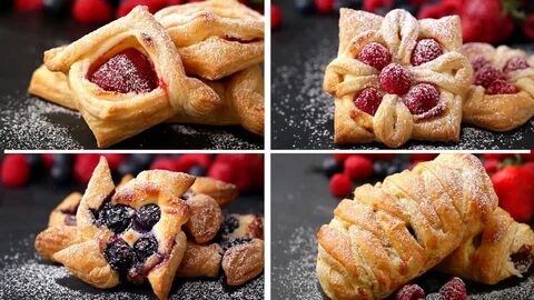 Puff Pastry 4 Ways Puff pastry desserts, Puff pastry recipes