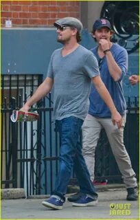 Leonardo DiCaprio: CitiBike Ride with Lukas Haas!: Photo 293