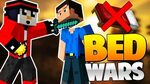 Играем в Minecraft В мини-игры (Bed-Wars) #1 - YouTube
