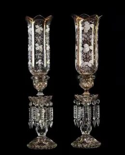 Sold Price: A PAIR OF BACCARAT HURRICANE LAMPS - January 6, 