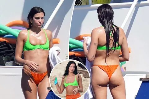 Dua Lipa shows off bikini body after Anwar Hadid breakup