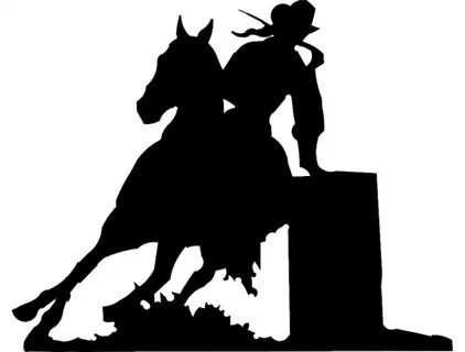 Barrel Racing Horse Silhouette - Floss Papers