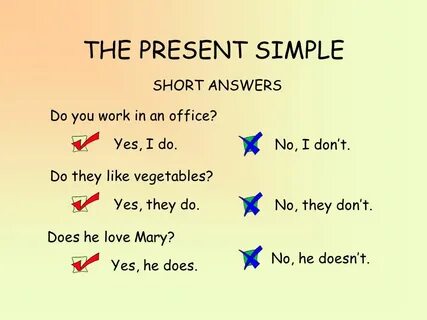 THE PRESENT SIMPLE + -es AFFIRMATIVE I work in an office - p