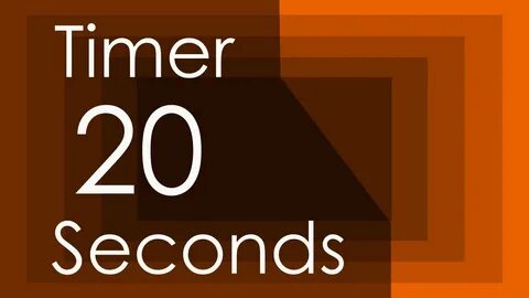 20 Seconds Timer - Countdown - YouTube