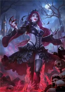 ArtStation - Explore Vampire art, Fantasy art women, Female 