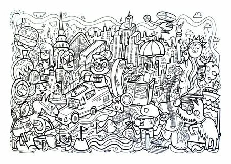 Jon Burgerman In wallpaper, Sketchbook journaling, Magical