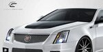 2009-2014 Cadillac CTS-V Carbon Creations OEM Look Hood - 1 