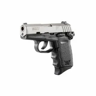 SCCY CPX-1 9mm Black & Stainless Pistol w/ Safety, (1 Magazi