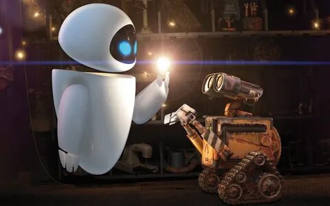 ВАЛЛИ (WALL-E). Обои на рабочий стол с персонажами мультфиль