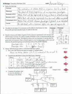 Mendelian Genetics Worksheet Answer Key Fresh Genetics Works