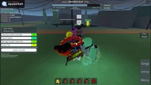 ROBLOX SHOWCASE STAND DIVER DOWN Stand Upright - YouTube