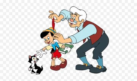 Pinocchio Gepetto And Figaro - Pinocchio And Geppetto Clipar