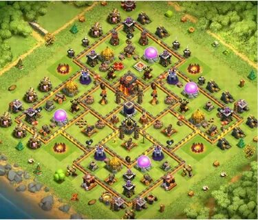 Clash of Clans Bases farm for Town hall 10 - ClashTrack.com