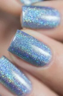 Skyscraper Holographic nails, Holographic nail polish, Glitt