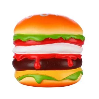 Vlampo Squishy Burger Hamburger Slow Rising Original Box Pac