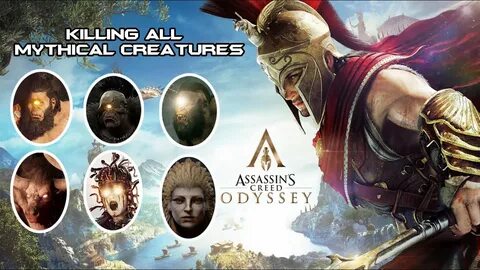 Assassins Creed: Odyssey Killing all Mythical Creatures - Yo