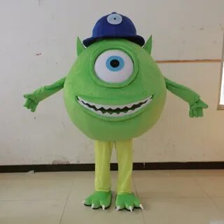 Halloween Mike Wazowski Mascot Costume - Buy Mike Wazowski M