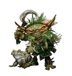 Female Goblin Druid - Pathfinder PFRPG DND D&D 3.5 5E 5th ed