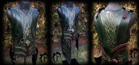 Elf leather armor by Feral-Workshop on DeviantArt Leather ar