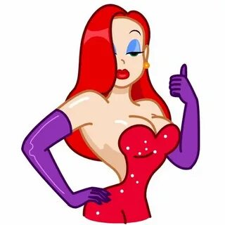 Jessica Rabbit" animated sticker set for Telegram