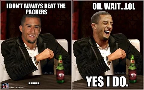 NFL Memes - Kaepernick on the 49ers' win Facebook
