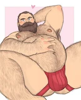 Cartoon Gay Bear Gay Bear Beard Scruff Selfie Seatt - Gyan-v