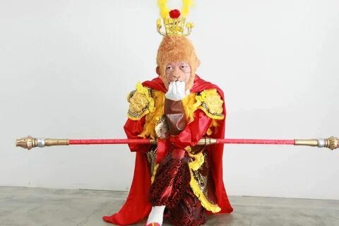 Monkey King cosplay: Monkey King cosplay at Yobe Shop grand 