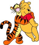 winniethepooh cartoon tigro hugs sticker by @nrggiulia83