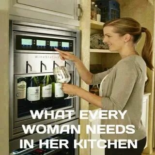 What every woman needs in her kitchen Wine fridge, Wine disp