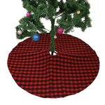 ayurvedajourneys 90/120cm Christmas Tree Skirt Non-woven/Plu