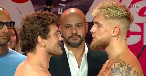 Staredown: Jake Paul, Askren in clearly different condition 