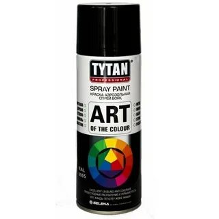 Краска TYTAN Professional Art of the colour черная глянец RAL9005 400мл аэр...