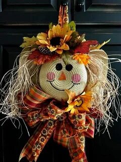 Straw Hat Scarecrow - Crafty Morning Fall crafts diy, Scarec