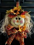 Straw Hat Scarecrow - Cute fall/thanksgiving craft to make! 