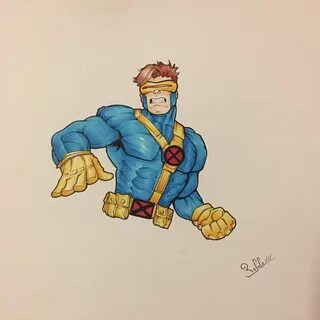 Cyclops X Men Easy Drawing : So lets start drawing cyclops. 