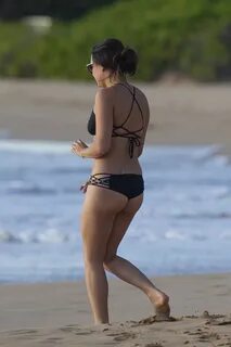 JANEL PARRISH in Bikini at a Beach in Hawaii 10/14/2015 - Ha