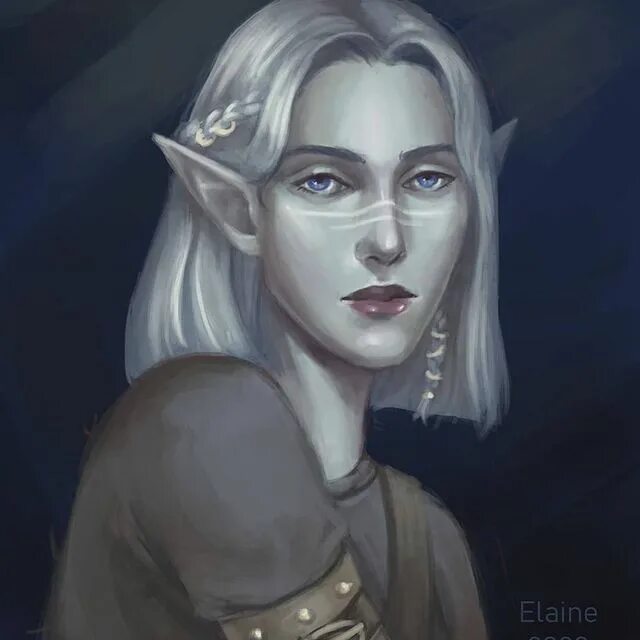 D. She's a moon elf ranger named Lathelynn.#oc #originalcharacter #dnd...
