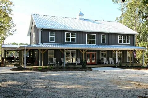 cottage - Google Search Pole barn homes, Metal building home