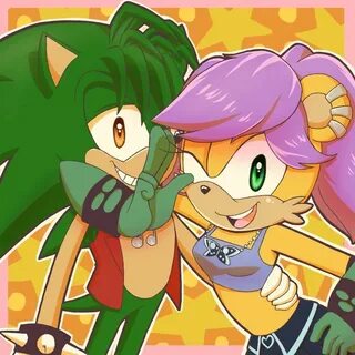 Mina x Manic Sonic fan characters, Sonic art, Sonic