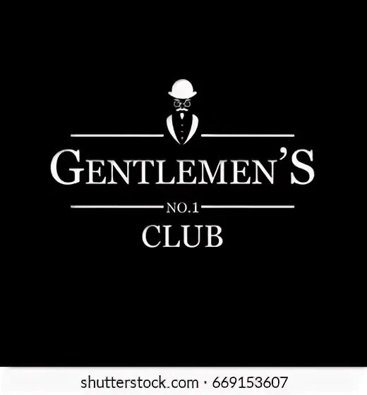 Gambar, Foto & Vektor Stok Serupa untuk Retro gentlemen's cl