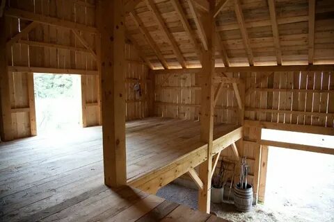 Timber frame barn, Building a house, Barn loft