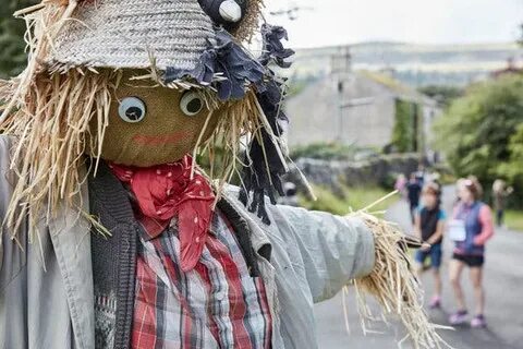 In an English Village, a Gathering of Scarecrows - The New Y
